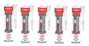 5 Cibra Flex Pu 40 Cinza 400g Adesivo Selante Poliuretano