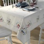 Toalha de Mesa Quadrada Döhler Renova Jardim para 4 Lugares