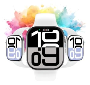 Relógio Smartwatch S11 Pro Series 11 Amoled Gps Whatsapp Nfc – Prateado – Lisa – Cinza – Prateado