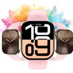 Smartwatch Microwear S11 Pro Dourado AMOLED IP68 Com NFC e GPS Bluetooth 5.0