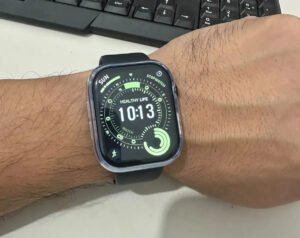 Relógio Smartwatch Microwear S11 Série 11 Cor Preto 47mm Amoled Nfc Gps Whatsapp – Lacrado