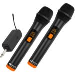 Microfone Sem Fio Para Caixa De Som Com Receptor Duplo 2 Uni