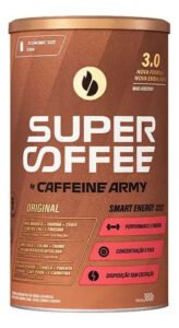 Suplemento en pó Caffeine Army SuperCoffee – Lingua de Gato Cafeína de Super Coffee sabor original x 380g