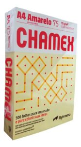 Resma de papel Chamex Color A4 75gr X 500 Amarelo