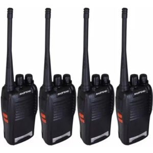Kit 4 Radio Comunicador 777s 16 Canais Profissional Ht Uhf Cor Outro