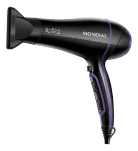 Secador De Cabelos Black Purple SCN-01 2000W Preto Mondial