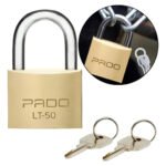 Cadeados Pado Lt 50mm Mesma Chave Segredos Iguais Dourado