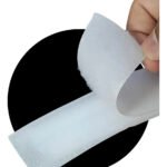 Fita Fecho Adesivo 20mm X 5mts Branco Macho E Fêmea