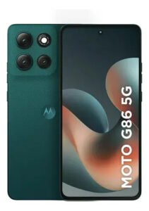 Smartphone Motorola Moto G86 5G 512GB 24GB (12GB RAM+12GB Ram Boost), Câmera Traseira 50MP + 08MP Selfie 32MP Tela 6.7″ Verde Escuro