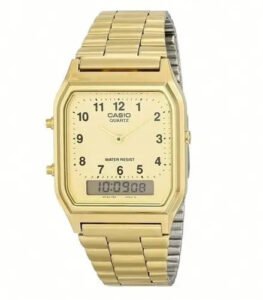 Relógio Casio Vintage Aq-230ga-9bmq Unissex