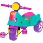 Triciclo Infantil Avespa 2 em 1 Pedal e Apoio com Haste