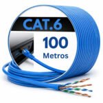 Cabo De Rede Cat6 Rolo 100 Metros 100m Ethernet Lan Giga Rj45 Boyu Cell