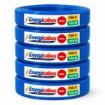 Cabo Flexível 4 Mm² Unipolar Rolo Com 100 Metros 750v Azul