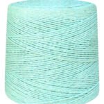 Linha De Crochê Colorida Eco Brasil 6 Fios 1 Kg Barbante Cor Verde Água