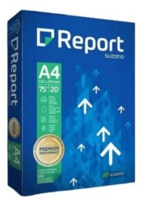Papel Sulfit Premium A4 Report 75g Folhas Branco 500 Folhas Branco