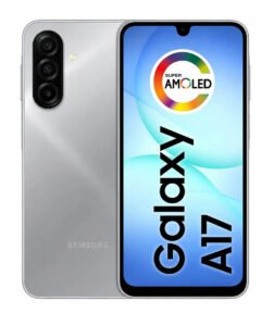 Celular Samsung Galaxy A17 128GB 4GB Ram+4GB Ram Plus, Com Ia, Câm De 50mp, Tela De 6.7 , Nfc, Ip54 – Cinza