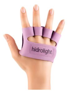 Luva Mini Palma Hidrolight de Neoprene para Academia e CrossFit Rosa-Claro