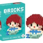 Brinquedo Bloco De Montar Personagens Desenho Animado Quantidade De Peças 170 Versão Do Personagem Ariel