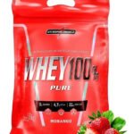 Whey Protein Concentrado Integralmédica 100% Morango de 907g