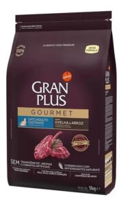 Ração Gran Plus Gourmet Gatos Castrados Ovelha E Arroz 3kg