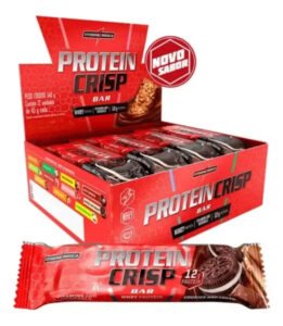 Protein Crisp Bar Caixa C/ 12un De 45g Integralmedica Sabor Cookies