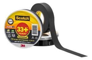 Fita Isolante 3m Scotch 33+ 20 Metros Kit 100 Peças