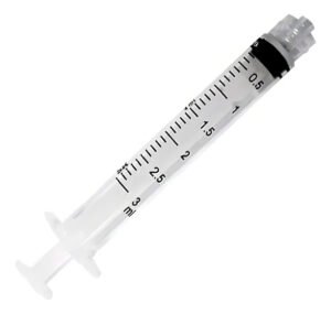 Seringa 3ml Sr Sem Agulha Caixa 50 Un Capacidade em volume 3 mL