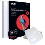 Papel Fotográfico A4 Jojo Paper 180g 500 Folhas à Prova D’Água