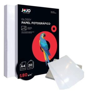 Papel Fotográfico A4 Jojo Paper 180g 500 Folhas à Prova D’Água