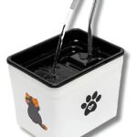Bebedouro Automático Fonte De Água Pet Gatos Cachorros Torneira Alumínio Cascata Silencioso Pote Tigela Vasilha Bebedor Água Corrente Bomba 1,8L Bivolt