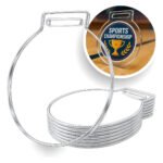 Medalha Acrílico Cristal Redonda Lisa Kit 30 Un 5cm 2mm