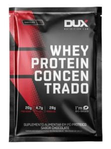 Whey Protein Concentrado Dux Sachê 28g Sabores Sabor Butter Cookies
