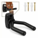 Suporte De Parede Para Instrumento De Corda Violão Guitarra Violino Baixo Ukulele Acolchoado Seguro Robusto Com Parafusos Organização
