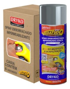 Spray Vedatudo Vazamentos De Agua Reparo Telha Laje Calha Tr Cor Cinza