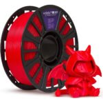 Filamento PLA Vermelho Papai Noel 1Kg 1,75mm Voolt3D High Speed Para Impressão 3D Vermelho Natal Impressoras 3D Peças 3D Fabricação Nacional