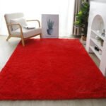 Tapete 2,00×1,50 Peludo Felpudo Sala E Quarto Cores Cor Vermelho
