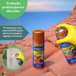 Spray Vedatudo Vazamentos De Agua Reparo Telha Laje Calha Cor TERRACOTA