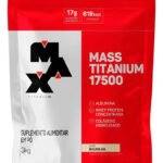 Hipercalórico Max Titanium Mass 17500 de 3kg Sabor Baunilha