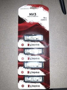 Ssd Kingston 1tb M2 Nv3 Pcie 4.0 Nvme 6000mb/s Azul-escuro Azul-escuro