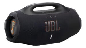 Alto-falante Bluetooth portátil JBL Boombox4 Boombox 4 com Bluetooth impermeável preto