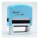 Carimbo Automático Personalizado – Visto Pela Mamãe Cor da tinta Preto Cor do exterior Azul-bebê