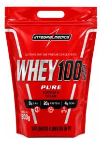 Whey 100% Pure Integralmédica de 907 g Sabor Cookies & Cream