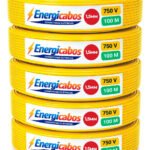 Cabo Flexível 1,5 Mm² Unipolar Rolo Com 100 Metros 750v Amarelo