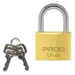 Cadeado De Latão Pado Lt – 45mm 2 Chaves Não Enferruja