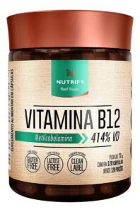 Vitamina B12 – Nutrify 120 Cápsulas