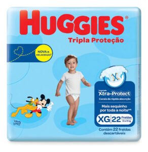 Fraldas Huggies Rápida absorção XG