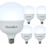 Kit 5 Lampada Led 20w Bulbo 6500k Branco Frio Alta Potência Bivolt 110v 220v Goodlux