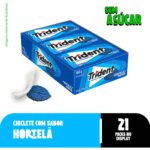 Chiclete Trident Hortelã Sem Açúcar – Caixa com 21 unid. de 8g