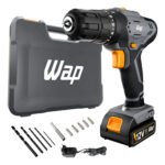 Parafusadeira e Furadeira de Impacto Wap Wf 12k4.2 com Indicador de Nível de Bateria e Maleta