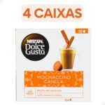 Combo 4 Caixas Dolce Gusto 10 Cápsulas Mochaccino Canela